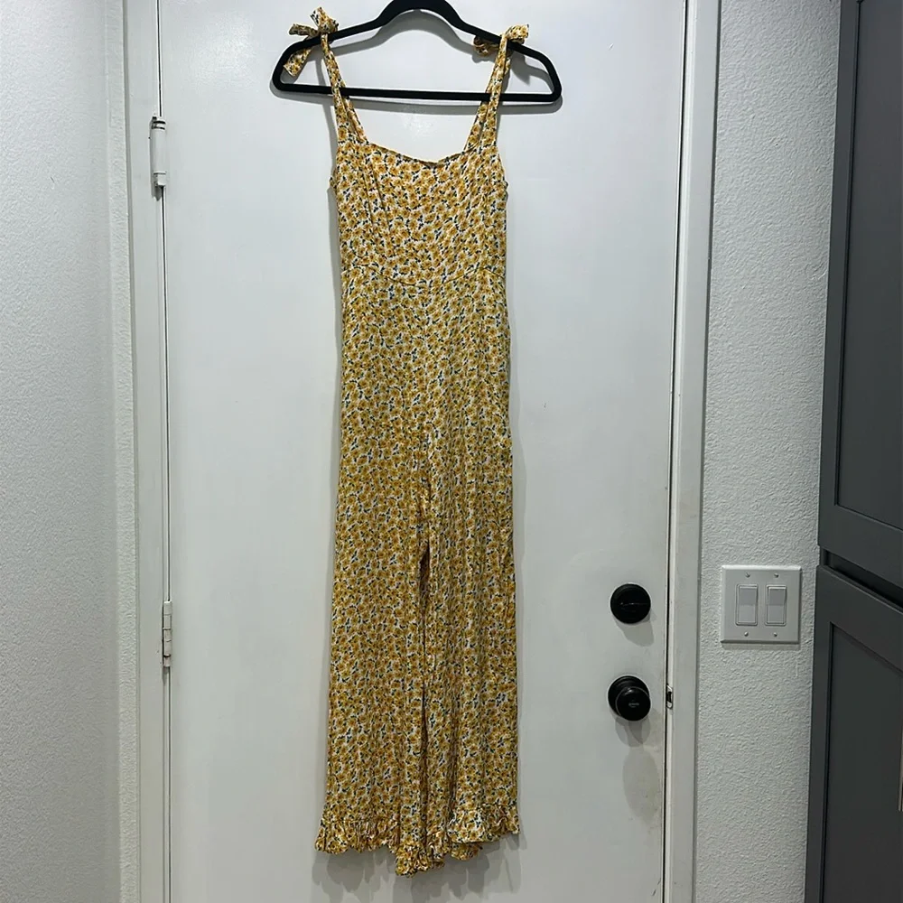 Faithfull the Brand Frankie Jumpsuit in Marguerite Floral Size 2